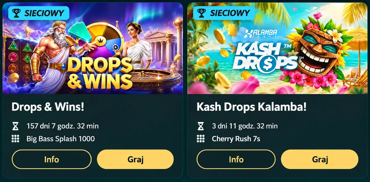 Lemon Casino &mdash; turnieje Drops & Wins i Kash Drops